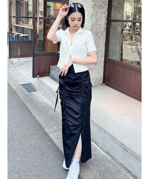 GYDA（ジェイダ）の「GGスライダーダブルファスナーニットTOPS（ニット