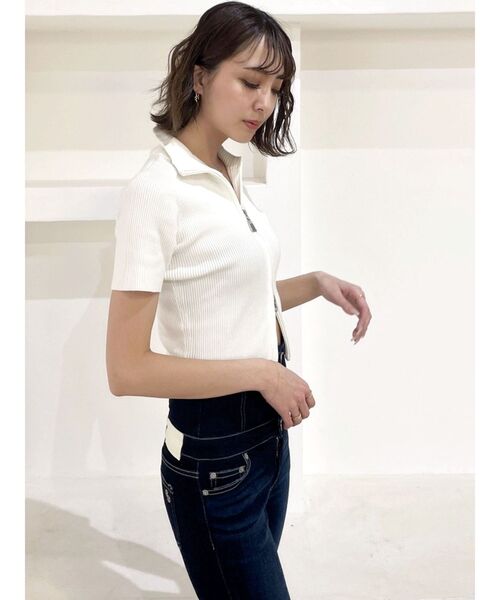 GYDA（ジェイダ）の「GGスライダーダブルファスナーニットTOPS（ニット