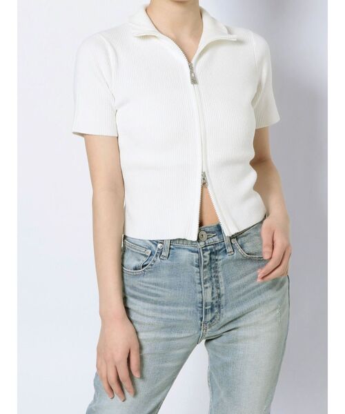 GYDA（ジェイダ）の「GGスライダーダブルファスナーニットTOPS（ニット