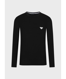 EMPORIO ARMANI | 【エンポリオ アルマーニ】スリムフィットアンダーシャツ オーガニックコットン製 シャイニーロゴバンド(Tシャツ/カットソー)