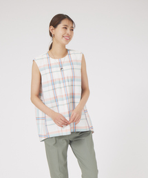 qualite | チェックノースリブラウス(シャツ/ブラウス)