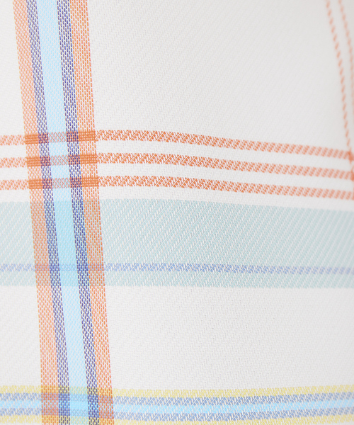 qualite(カリテ)の「チェックノースリブラウス(シャツ/ブラウス・レディース・ストライプ・フリー)」の2枚目の写真