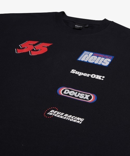 DEUS EX MACHINA（デウスエクスマキナ）の「MOTO DECAL TEE（Tシャツ/カットソー・メンズ・ブルー/ブラック・MEDIUM/SMALL/LARGE）」の8枚目の写真