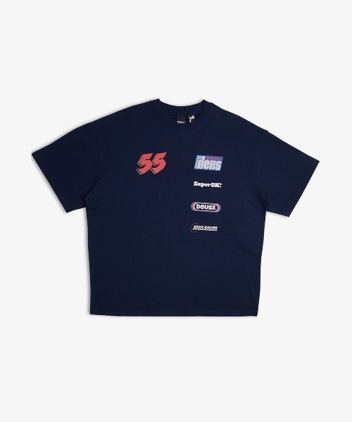 DEUS EX MACHINA（デウスエクスマキナ）の「MOTO DECAL TEE（Tシャツ/カットソー・メンズ・ブルー/ブラック・MEDIUM/SMALL/LARGE）」の13枚目の写真