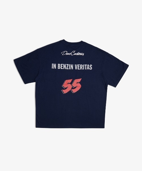 DEUS EX MACHINA（デウスエクスマキナ）の「MOTO DECAL TEE（Tシャツ/カットソー・メンズ・ブルー/ブラック・MEDIUM/SMALL/LARGE）」の14枚目の写真