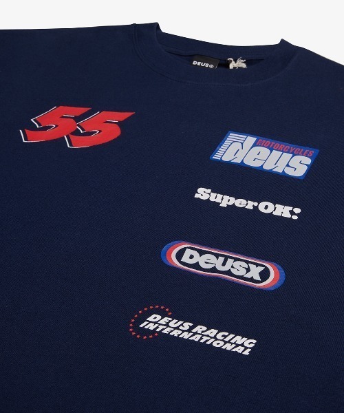 DEUS EX MACHINA（デウスエクスマキナ）の「MOTO DECAL TEE（Tシャツ/カットソー・メンズ・ブルー/ブラック・MEDIUM/SMALL/LARGE）」の15枚目の写真