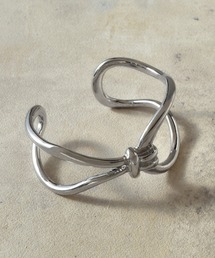 メタル ノット クロス バングル