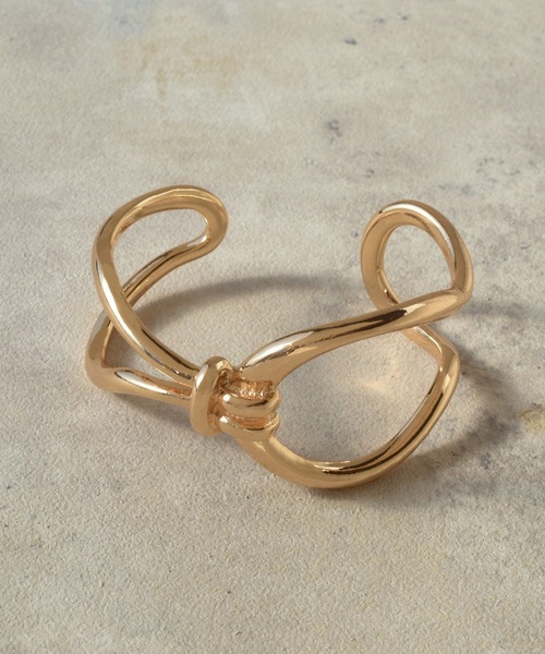 GOLDY（ゴールディ）の「メタル ノット クロス バングル（バングル/リストバンド・レディース・ゴールド/シルバー/ゴールド系その他/シルバー系その他・FREE）」の3枚目の写真