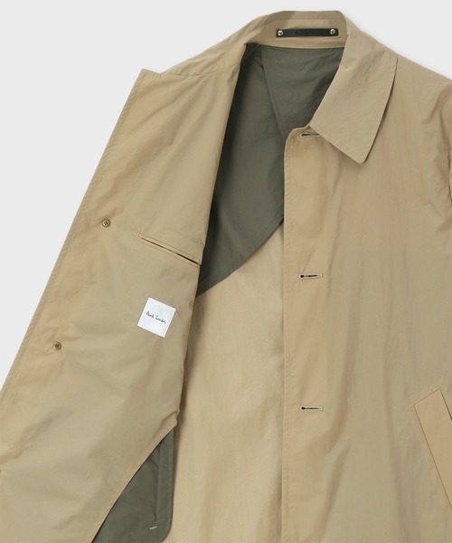 Paul Smith（ポールスミス）の「ライトナイロン ステンカラーコート / 133167 083RN（ステンカラーコート・メンズ・ベージュ/ネイビー/ブルー・LARGE/MEDIUM/SMALL）」の10枚目の写真
