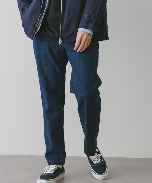 URBAN RESEARCH DOORS（アーバンリサーチドアーズ）の「デニムテーパードトラウザー（デニムパンツ・メンズ・ネイビー/ブルー・SMALL/MEDIUM/LARGE）」の6枚目の写真