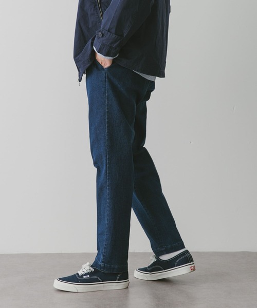 URBAN RESEARCH DOORS（アーバンリサーチドアーズ）の「デニムテーパードトラウザー（デニムパンツ・メンズ・ネイビー/ブルー・SMALL/MEDIUM/LARGE）」の9枚目の写真