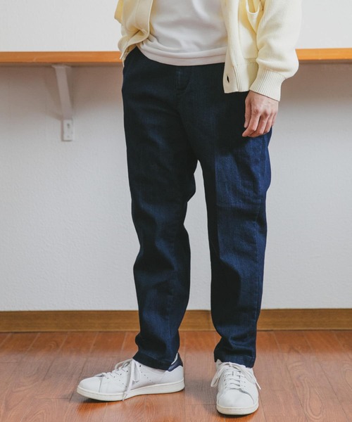 URBAN RESEARCH DOORS（アーバンリサーチドアーズ）の「デニムテーパードトラウザー（デニムパンツ・メンズ・ネイビー/ブルー・SMALL/MEDIUM/LARGE）」の17枚目の写真
