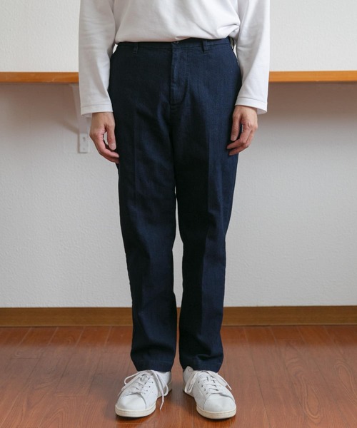 URBAN RESEARCH DOORS（アーバンリサーチドアーズ）の「デニムテーパードトラウザー（デニムパンツ・メンズ・ネイビー/ブルー・SMALL/MEDIUM/LARGE）」の20枚目の写真
