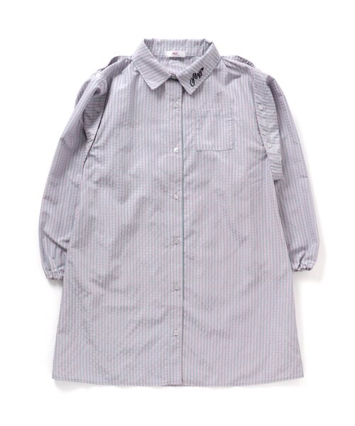 algy（アルジー）の「ボレロ付きシャツワンピ（シャツワンピース・キッズ・ミント/ベージュ/サックスブルー・XX-SMALL/X-SMALL/MEDIUM/SMALL）」の18枚目の写真