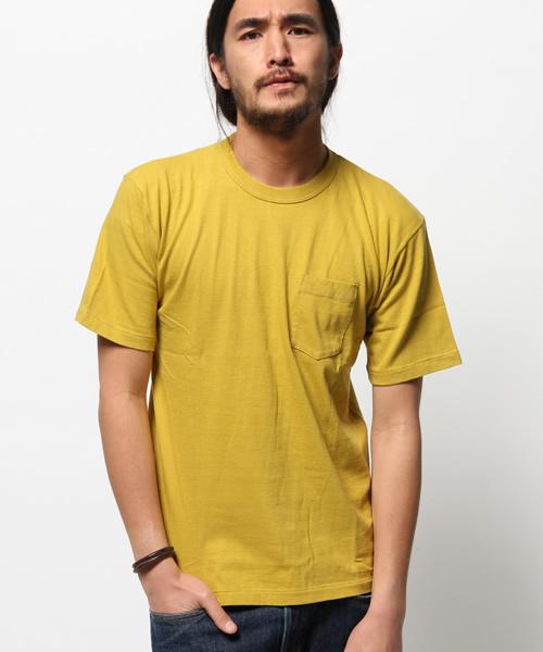 ENTRY SG（エントリーエスジー）の「ENTRY SG: 『Tijuana』クルーネック ポケット Tシャツ（Tシャツ/カットソー・メンズ・ブラック/ライトグリーン/ピンクゴールド/オフホワイト/グレー/チャコールグレー/ワイン/レンガ/ネイビー/バイオレット・SMALL/MEDIUM/LARGE）」の10枚目の写真