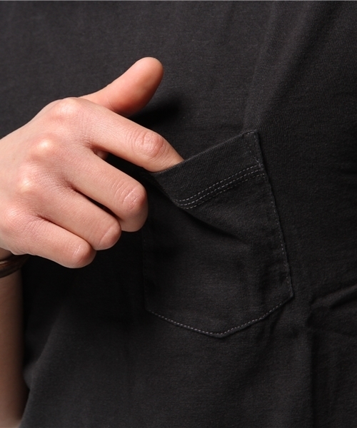 ENTRY SG（エントリーエスジー）の「ENTRY SG: 『Tijuana』クルーネック ポケット Tシャツ（Tシャツ/カットソー・メンズ・ブラック/ライトグリーン/ピンクゴールド/オフホワイト/グレー/チャコールグレー/ワイン/レンガ/ネイビー/バイオレット・SMALL/MEDIUM/LARGE）」の17枚目の写真