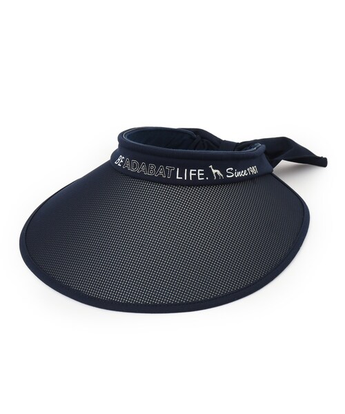 adabat（アダバット）の「2WAYワイドサンバイザー【UVカット】（ハット・レディース・ホワイト/ネイビー/ブラック/ピンク系・00）」の7枚目の写真