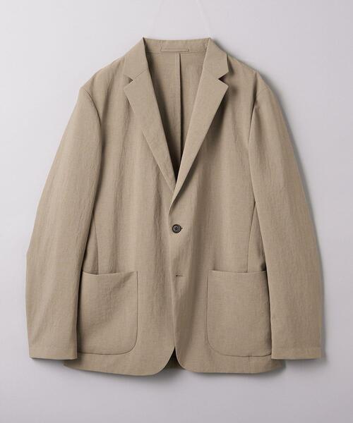 UNITED ARROWS（ユナイテッドアローズ）の「リネンライク シングル２ボタン ジャケット COZY -ウォッシャブル・ストレッチ-（セットアップ・メンズ・ベージュ/ロイヤルブルー・S/M/L/XL）」の14枚目の写真