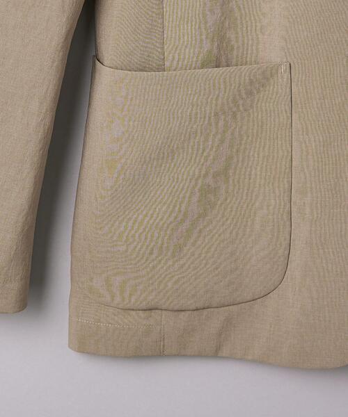 UNITED ARROWS（ユナイテッドアローズ）の「リネンライク シングル２ボタン ジャケット COZY -ウォッシャブル・ストレッチ-（セットアップ・メンズ・ベージュ/ロイヤルブルー・S/M/L/XL）」の17枚目の写真