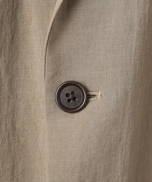 UNITED ARROWS（ユナイテッドアローズ）の「リネンライク シングル２ボタン ジャケット COZY -ウォッシャブル・ストレッチ-（セットアップ・メンズ・ベージュ/ロイヤルブルー・S/M/L/XL）」の19枚目の写真