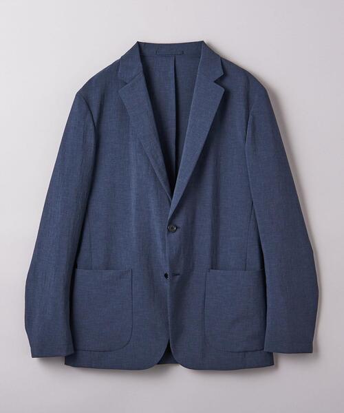 UNITED ARROWS（ユナイテッドアローズ）の「リネンライク シングル２ボタン ジャケット COZY -ウォッシャブル・ストレッチ-（セットアップ・メンズ・ベージュ/ロイヤルブルー・S/M/L/XL）」の9枚目の写真