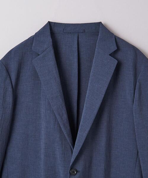 UNITED ARROWS（ユナイテッドアローズ）の「リネンライク シングル２ボタン ジャケット COZY -ウォッシャブル・ストレッチ-（セットアップ・メンズ・ベージュ/ロイヤルブルー・S/M/L/XL）」の11枚目の写真