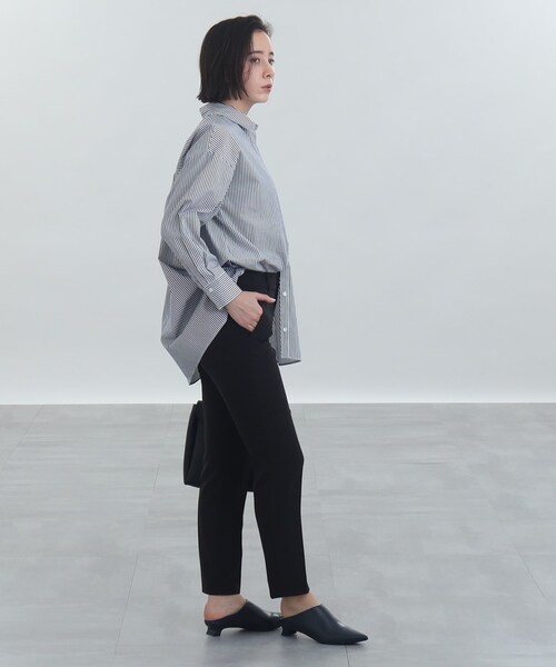 INDIVI（インディヴィ）の「◆【洗える/ストライプ】バックシャン デザインシャツ（シャツ/ブラウス・レディース・ピンク系その他/ネイビー系7/ブルー系2/ホワイト・05/12/13/38/34/15 ）」の13枚目の写真