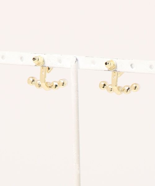 NiiNa(ニーナ)の「【NiiNa】ハイエンドデザインピアス(ピアス(両耳用)・レディース・シルバー/ホワイト/ゴールド/ブラック・FREE)」の6枚目の写真