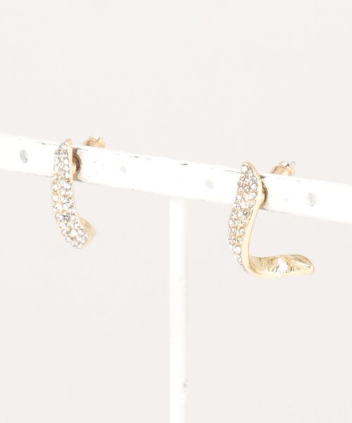 NiiNa(ニーナ)の「【NiiNa】ハイエンドデザインピアス(ピアス(両耳用)・レディース・シルバー/ホワイト/ゴールド/ブラック・FREE)」の12枚目の写真
