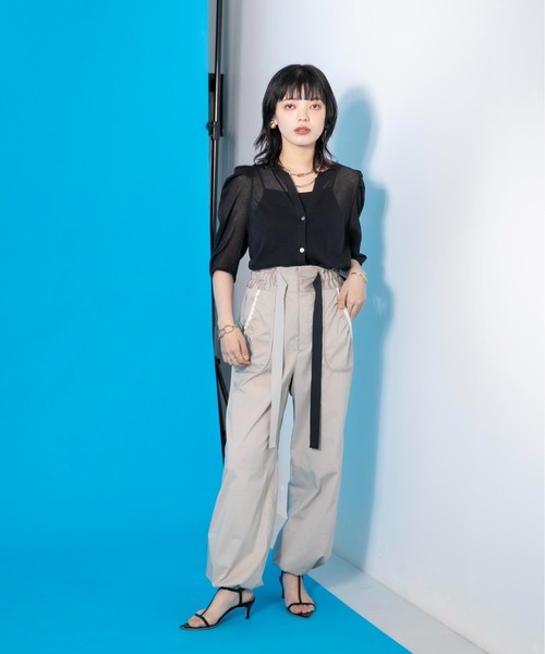 Eimee Law ドロストコクーンミリタリーパンツ カーキ / 38 Eimee Law