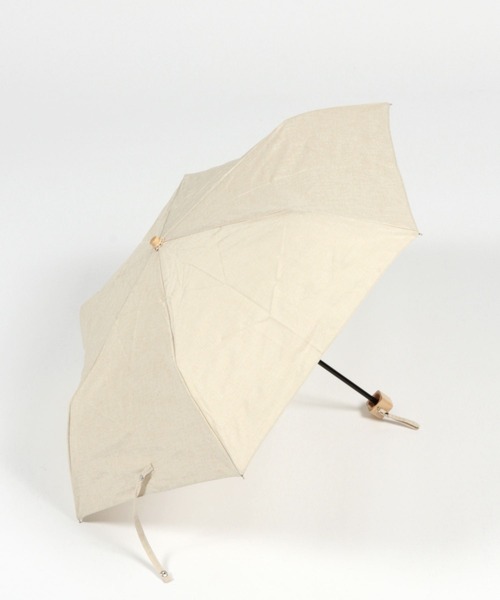 GLOBAL WORK（グローバルワーク）の「ウッド晴雨折りたたみ傘/172228（折りたたみ傘・レディース・その他/グレー/ベージュ/ライトブルー/ホワイト/ブラック/サックスブルー/グレー系その他・FREE）」の6枚目の写真