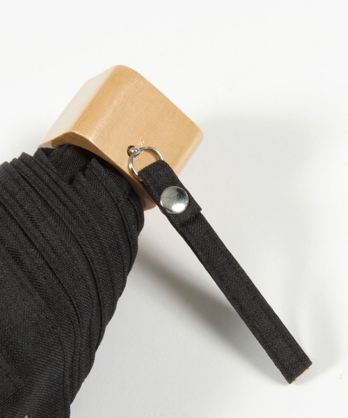 GLOBAL WORK（グローバルワーク）の「ウッド晴雨折りたたみ傘/172228（折りたたみ傘・レディース・その他/グレー/ベージュ/ライトブルー/ホワイト/ブラック/サックスブルー/グレー系その他・FREE）」の12枚目の写真