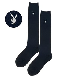 PLAYBOY/プレイボーイ ソックス スクールソックス 36cm丈 ハイソックス 通学用 学生用 靴下