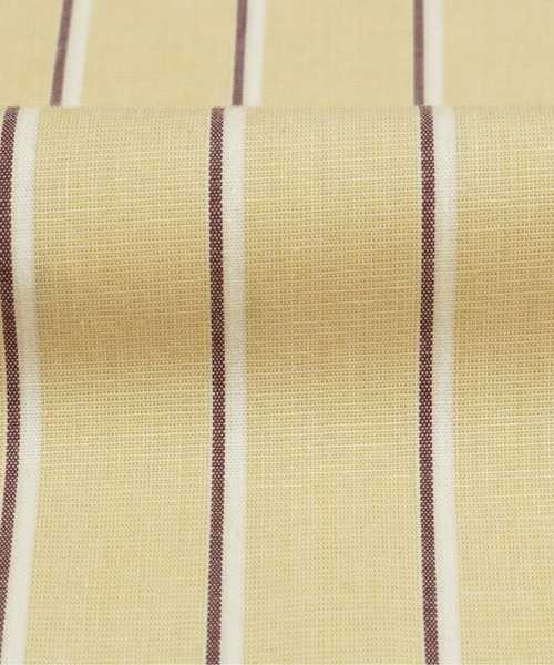 Pitta Re:)（ピッタリ）の「ラウンドテール ボタンダウン 長袖カジュアルシャツ（シャツ/ブラウス・メンズ・ベージュ・S/M/L/LL）」の4枚目の写真