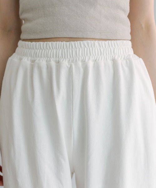 mystic（ミスティック）の「イージースポーティパンツ（スウェットパンツ・レディース・ベージュ/オフホワイト・FREE）」の7枚目の写真