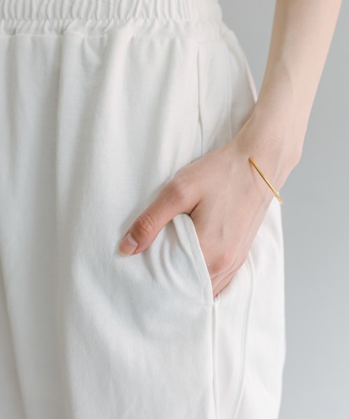 mystic（ミスティック）の「イージースポーティパンツ（スウェットパンツ・レディース・ベージュ/オフホワイト・FREE）」の14枚目の写真