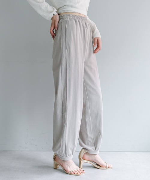 mystic（ミスティック）の「イージースポーティパンツ（スウェットパンツ・レディース・ベージュ/オフホワイト・FREE）」の10枚目の写真