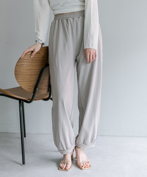 mystic（ミスティック）の「イージースポーティパンツ（スウェットパンツ・レディース・ベージュ/オフホワイト・FREE）」の20枚目の写真