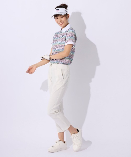 marie claire(マリ・クレール)の「【marie claire:マリ.クレール】レディース半袖シャツ ゴルフ(シャツ/ブラウス・レディース・グレー/ネイビー/カラフル・SMALL/MEDIUM/LARGE/X-LARGE)」の20枚目の写真