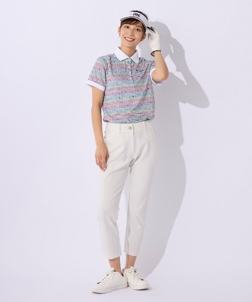 marie claire(マリ・クレール)の「【marie claire:マリ.クレール】レディース半袖シャツ ゴルフ(シャツ/ブラウス・レディース・グレー/ネイビー/カラフル・SMALL/MEDIUM/LARGE/X-LARGE)」の21枚目の写真