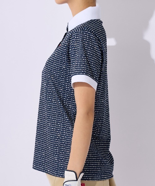 marie claire(マリ・クレール)の「【marie claire:マリ.クレール】レディース半袖シャツ ゴルフ(シャツ/ブラウス・レディース・グレー/ネイビー/カラフル・SMALL/MEDIUM/LARGE/X-LARGE)」の16枚目の写真