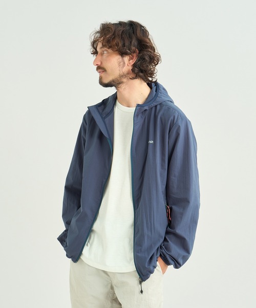 NANGA(ナンガ)の「DotAir COMFY ZIP PARKA/ドットエア コンフィー ジップパーカー(パーカー・メンズ・グレー/オリーブ/ブラック/サンドベージュ/ベージュ/マスタード/ブラウン/ブラック系その他/ブルー/プラム/ネイビー/グリーン・L/XL/M/S)」の19枚目の写真