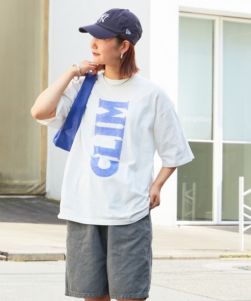 Franklin Climbing（フランクリンクライミング）の「【Franklin Climbing】【CLIM】ヴィンテージグラフィックTee（Tシャツ/カットソー・メンズ・チャコールグレー/オフホワイト/ブルー/グレー/ホワイト/ネイビー・MEDIUM/LARGE/X-LARGE）」の8枚目の写真