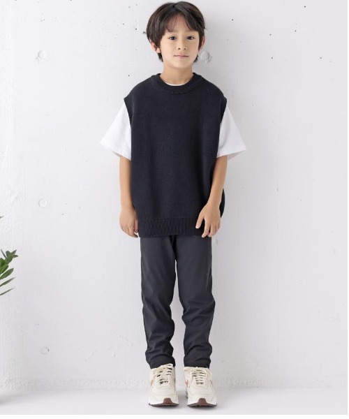 セール】オーガニックコットンニットベスト OG COTTON WF VEST