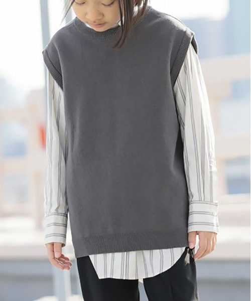 【LARGE】 WILLOWBEND コットン ベスト USA製 FB121 セール】オーガニックコットンニットベスト OG COTTON WF VEST