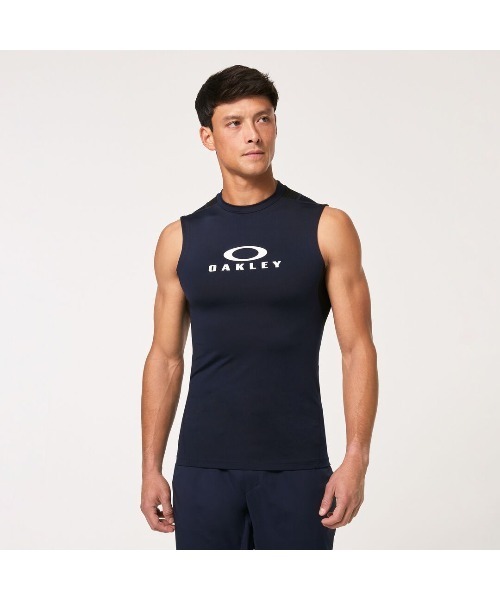 OAKLEY(オークリー)の「オークリー TECHNICAL BASE LAYER NS CREW 3.0 /タンクトップ/ 吸汗速乾/ TRAINING スポーツ・トレーニング/ OAKLEY(タンクトップ・メンズ・ブラック系/ネイビー/ブラック・L/M/S/XL)」の3枚目の写真
