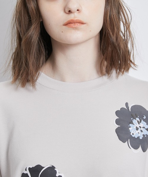 JUNRED（ジュンレッド）の「デフォルメフラワールーズTシャツ（Tシャツ/カットソー・メンズ・グリーン/ブラック/グレー系その他・S/M/L）」の14枚目の写真