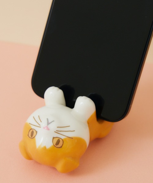 Paradise Picnic（パラダイスピクニック）の「ネコ　スマホスタンド（スマホグッズ・レディース・ホワイト/その他1/その他2/その他3/ブラック・FREE）」の4枚目の写真