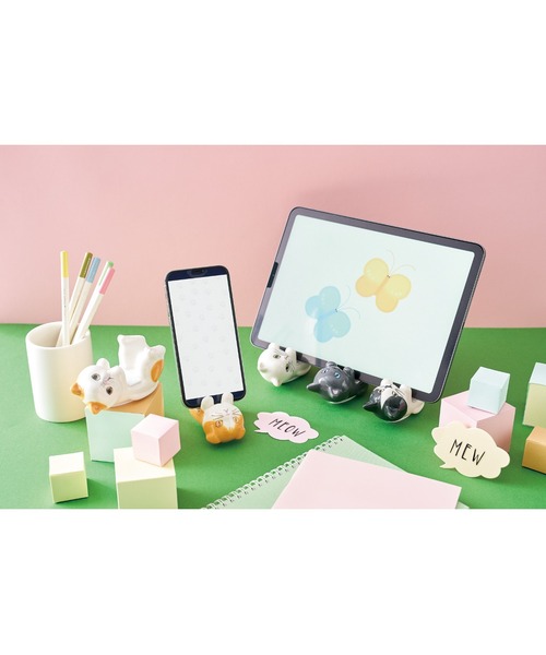 Paradise Picnic（パラダイスピクニック）の「ネコ　スマホスタンド（スマホグッズ・レディース・ホワイト/その他1/その他2/その他3/ブラック・FREE）」の12枚目の写真