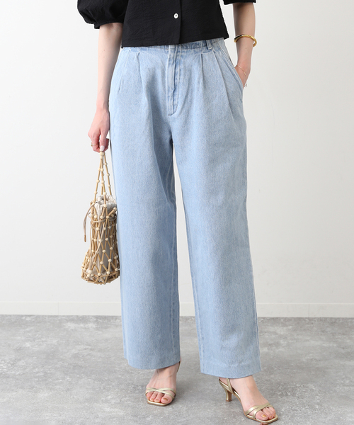 SLOBE IENA（スローブイエナ）の「LE DENIMタックスラックス
